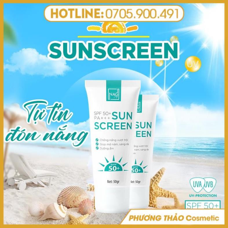 [CHÍNH HÃNG] Kem chống nắng SUNSCREEN-Kem chống nắng tốt dùng cho mọi loại da - N.A.G BEAUTY