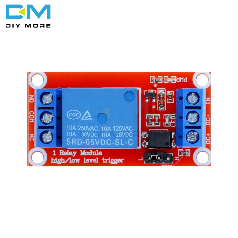 Bảng Mạch Mô Đun Rơ Le 1 Kênh 5V 9V 12V 24V Hỗ Trợ Tốc Độ Cao Và Thấp Cho Arduino