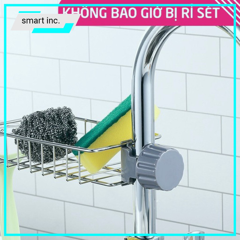 Giá Để Treo Vòi Nước Gắn Lavabo 🚀FREESHIP🚀 Đa Năng Khay Kệ Inox Đựng Đồ Phòng Tắm Nhà Bếp Trang Trí Đẹp