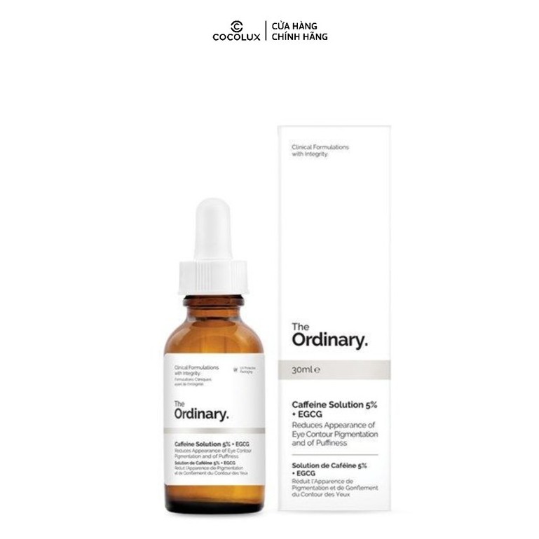 Serum dưỡng da mắt The Ordinary Caffeine Solution 5% + EGCG 30ml [COCOLUX]