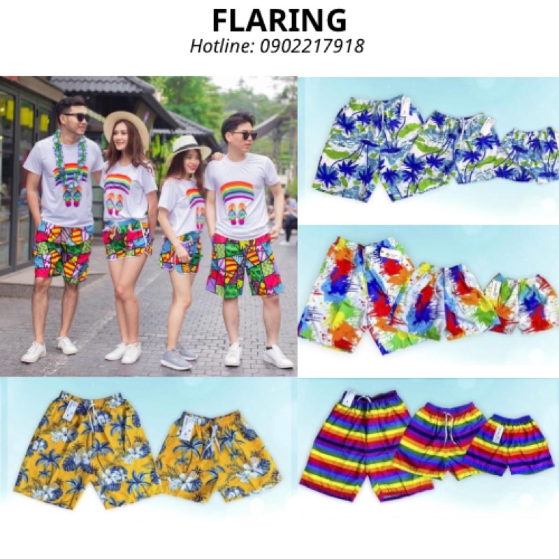 Quần Đi Biển, Đồng Phục Gia Đình, Đi Bơi