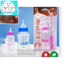 Bình bú cho chó mèo 2 loại cực phê phê hỗ trợ chó mèo uống sữa và nước một cách đơn giản nhất khá tiện lợi