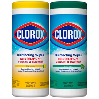 Khăn giấy ướt diệt khuẩn Clorox 35 tờ (Mỹ)