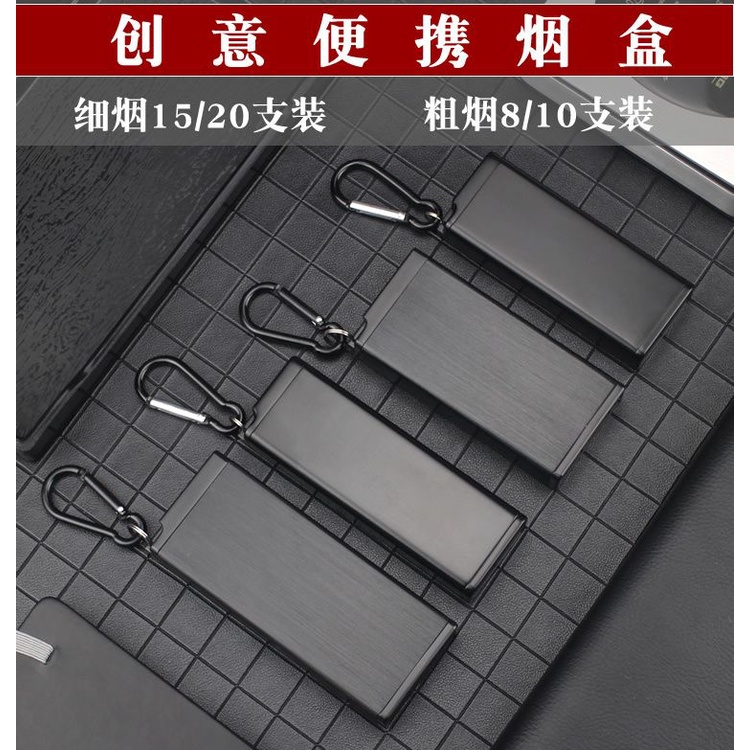 Set 8 Hộp Đựng Thuốc Lá 10 Gói 15 / 20 Điếu Thuốc Lá Mỏng Mở Rộng Cao Cấp Phong Cách Mới Cho Nam Và Nữ @