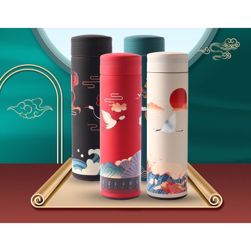 Bình nước giữ nhiệt cổ trang chất liệu 304 hot nhất năm