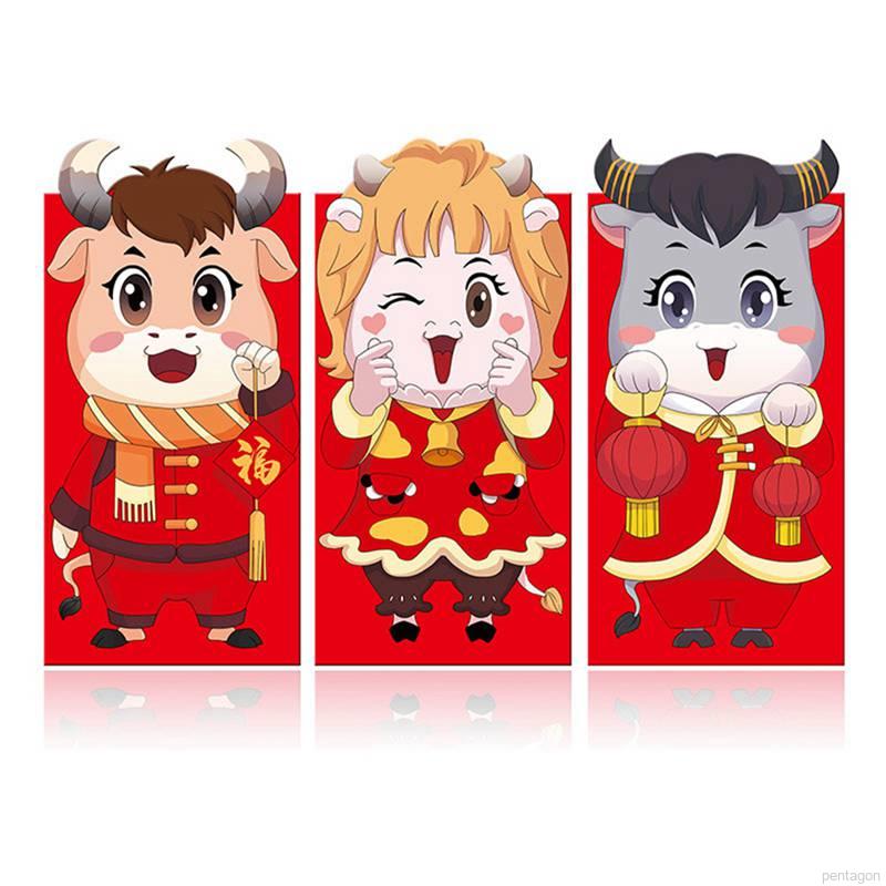 Set 6 Bao Lì Xì Chúc Mừng Năm Mới