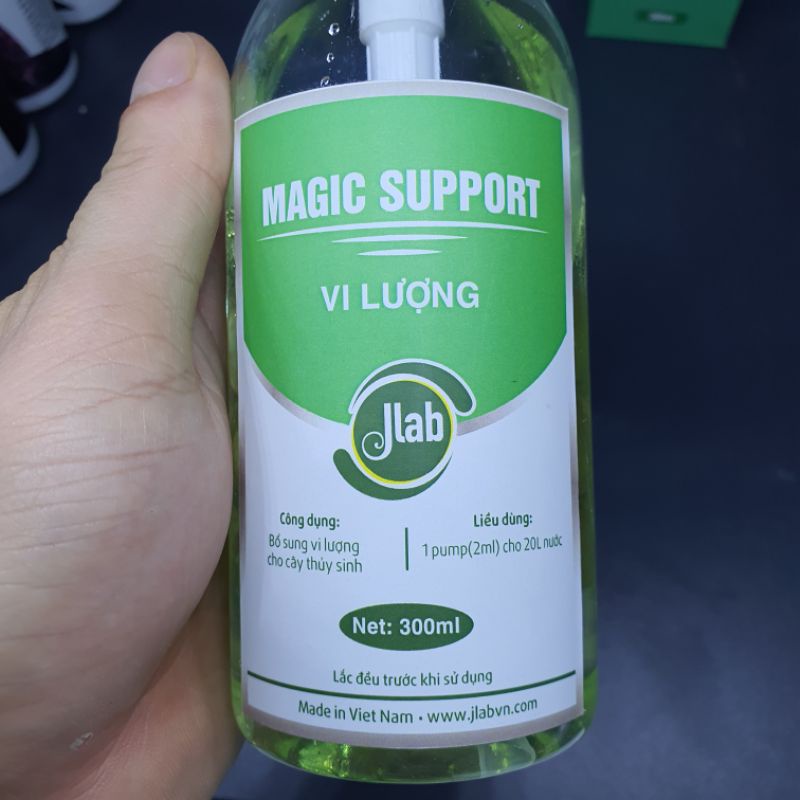 Phân Nước Thủy Sinh Magic Support Jlab - Bổ Sung Vi Lượng