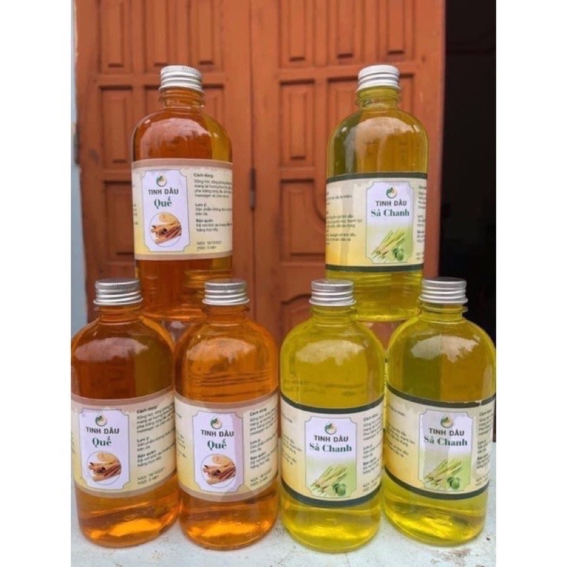 tinh dầu quế, sả chanh 500ml