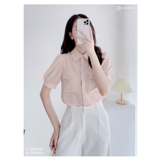 Áo sơ mi cách điệu tay bèo