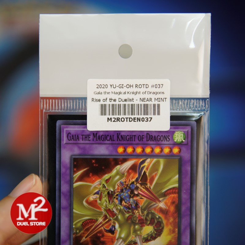 Lá bài Yugioh ROTD-EN037 Gaia The Magical Knight of Dragons - Super Rare - Đóng gói theo tiêu chuẩn M2SCCQ-Lite