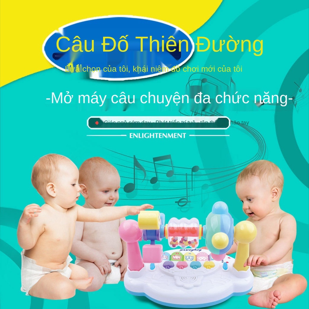 Đồ chơi trẻ em Rattle điện tử 0-3-6-7-12 tháng tuổi cho bé 0- Đồ chơi giáo dục 1-2-3 tuổi cho bé trai và bé gái