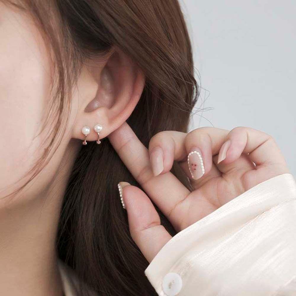 Bông Tai Mạ Màu Hình Học Phong Cách Retro MXMUSTY|Bông Tai Tròn Bằng Kim Loại Thời Trang Dành Cho Nữ