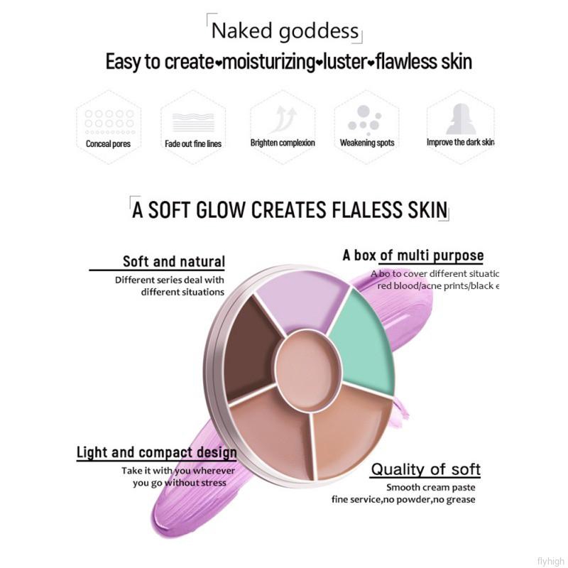 Multi Color Waterproof Multifunction Concealer Palette | BigBuy360 - bigbuy360.vn