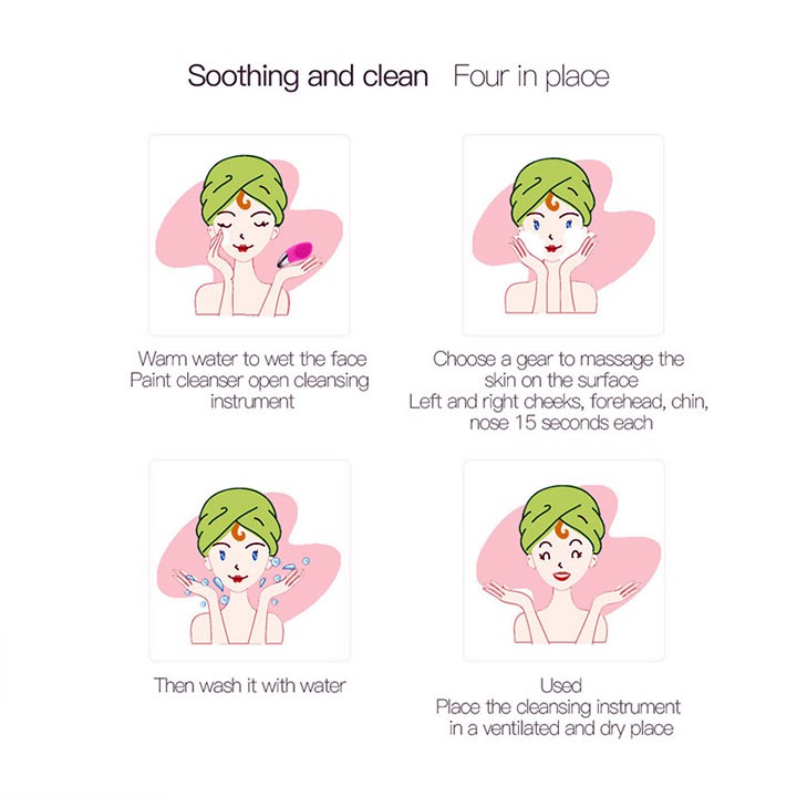 [Mã SR14MAY5 giảm 20K đơn 50K] Máy Rửa Mặt Chính Hãng SONIC FACIAL CLEANSING STANDARD | BigBuy360 - bigbuy360.vn