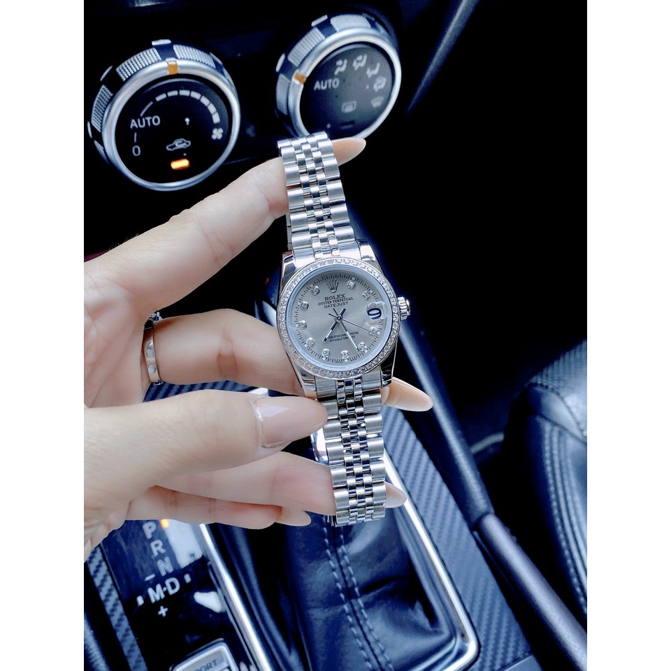 Đồng hồ đeo tay nữ ROLEX full box đồng hồ nữ dây kim loại chính hãng, siêu cao cấp sang chảnh, thời trang đẳng cấp