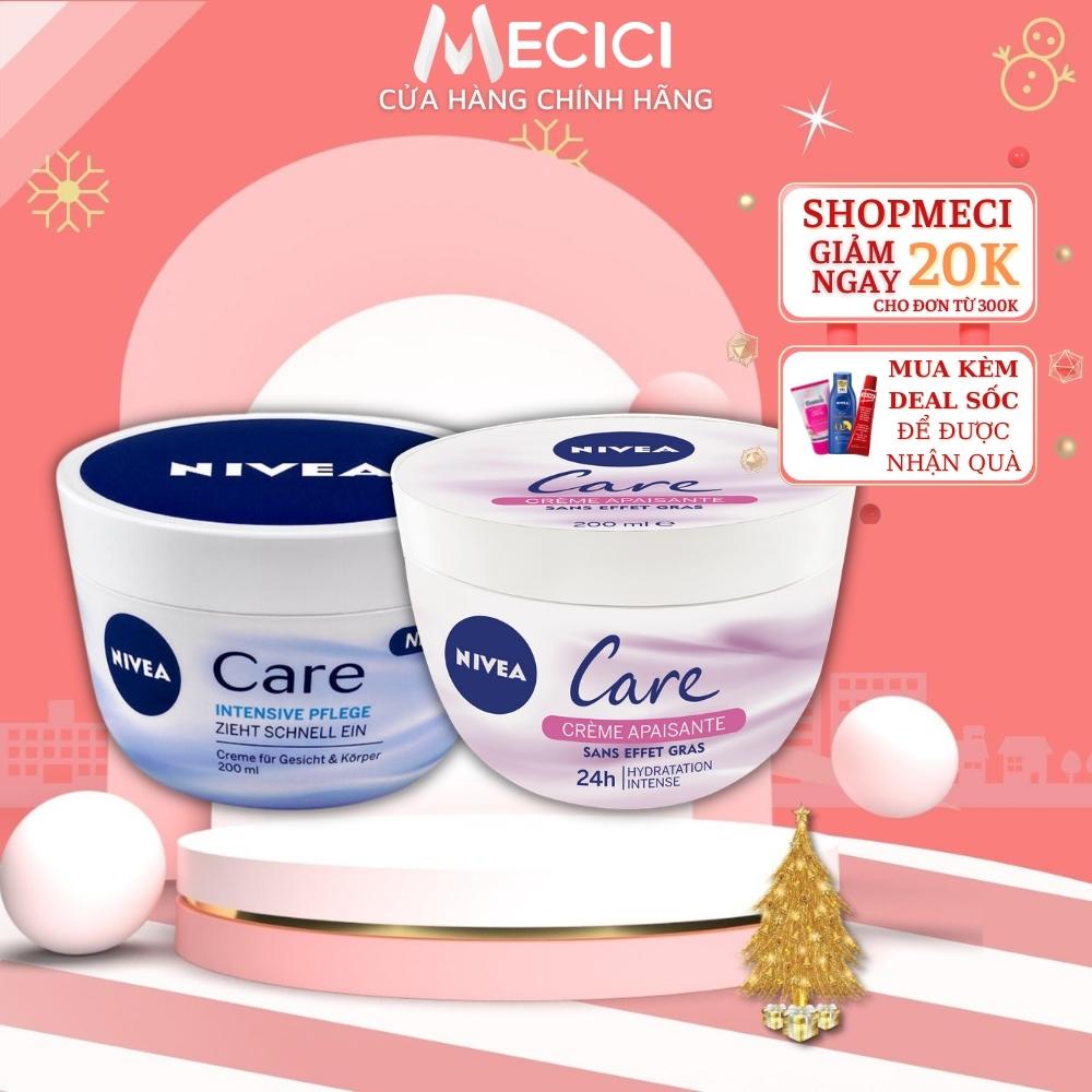 Kem dưỡng Nivea Care 200ml, hàng Đức - Shop Mecici