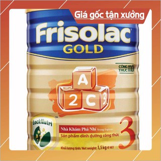 Sữa bột Frisolac gold 3 1,5kg date luôn mới..