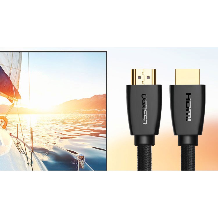 Cáp HDMI 2.0 Ugreen 40414 10m- Sản phẩm chính hãng bảo hành 18 tháng