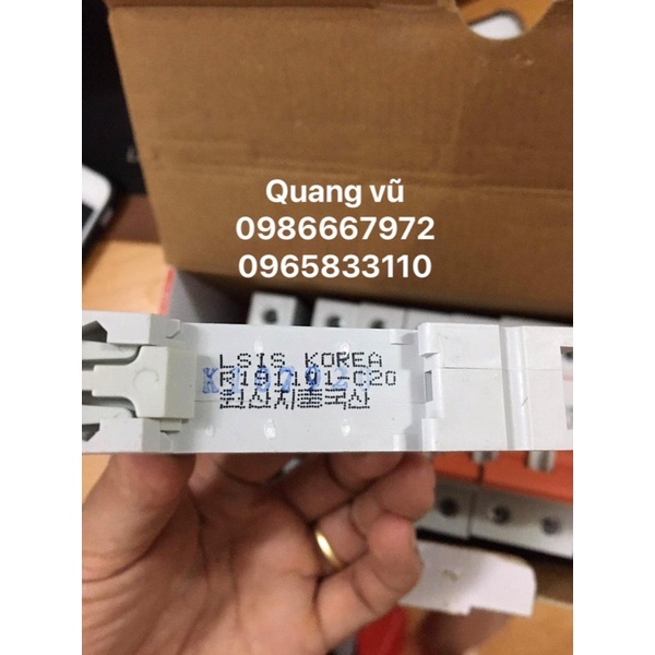 Aptomat cài LS hàn quốc đơn 1p _20a_25a_32a_40a_50a_63a