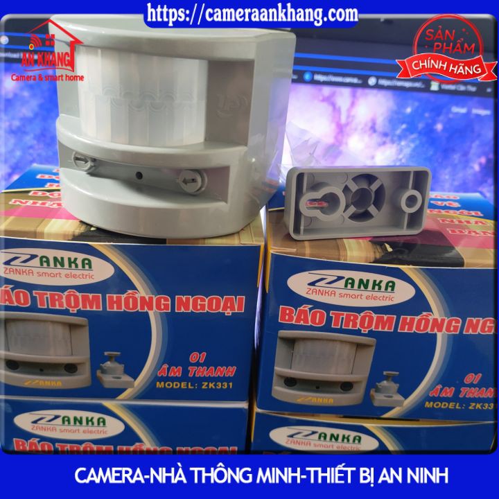 Báo trộm hồng ngoại, ko dây, thông minh, gắn cữa - Hàng chính hãng