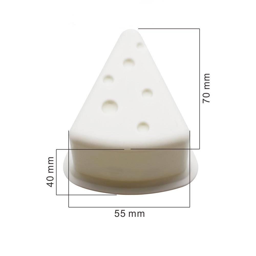 Khuôn silicone làm bánh kem thạch kẹo xà phòng sô cô la tạo hình phô mai 3D handmade