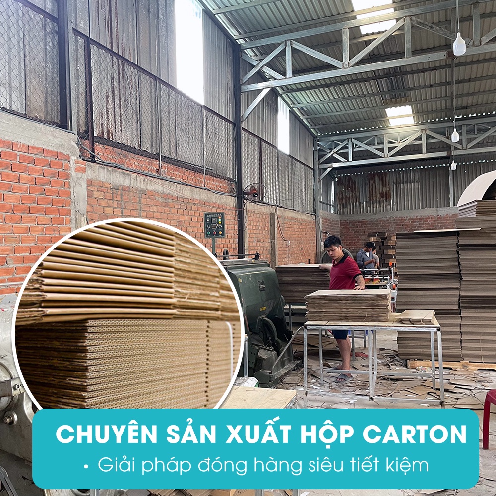 Hộp giấy carton size 15x10x5 - CB 50H hộp đóng hàng