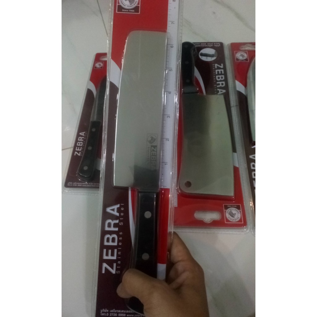 Dao thái thịt inox ZEBRA Vagetable Knife Chef 6.5'' 100250