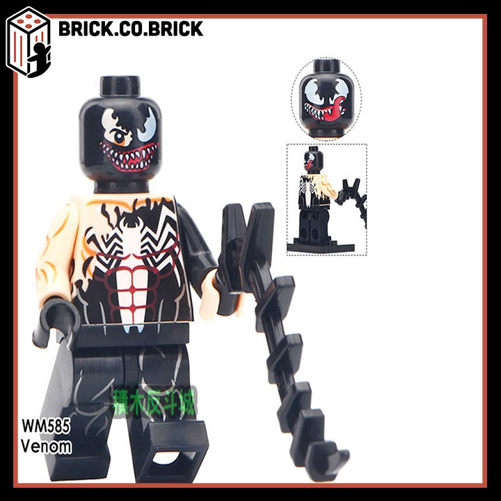 WM6044 - Đồ chơi lắp ráp minifigure và non lego siêu anh hùng - mô hình Super Heroes Marvels/ DC Comics: Spider Man