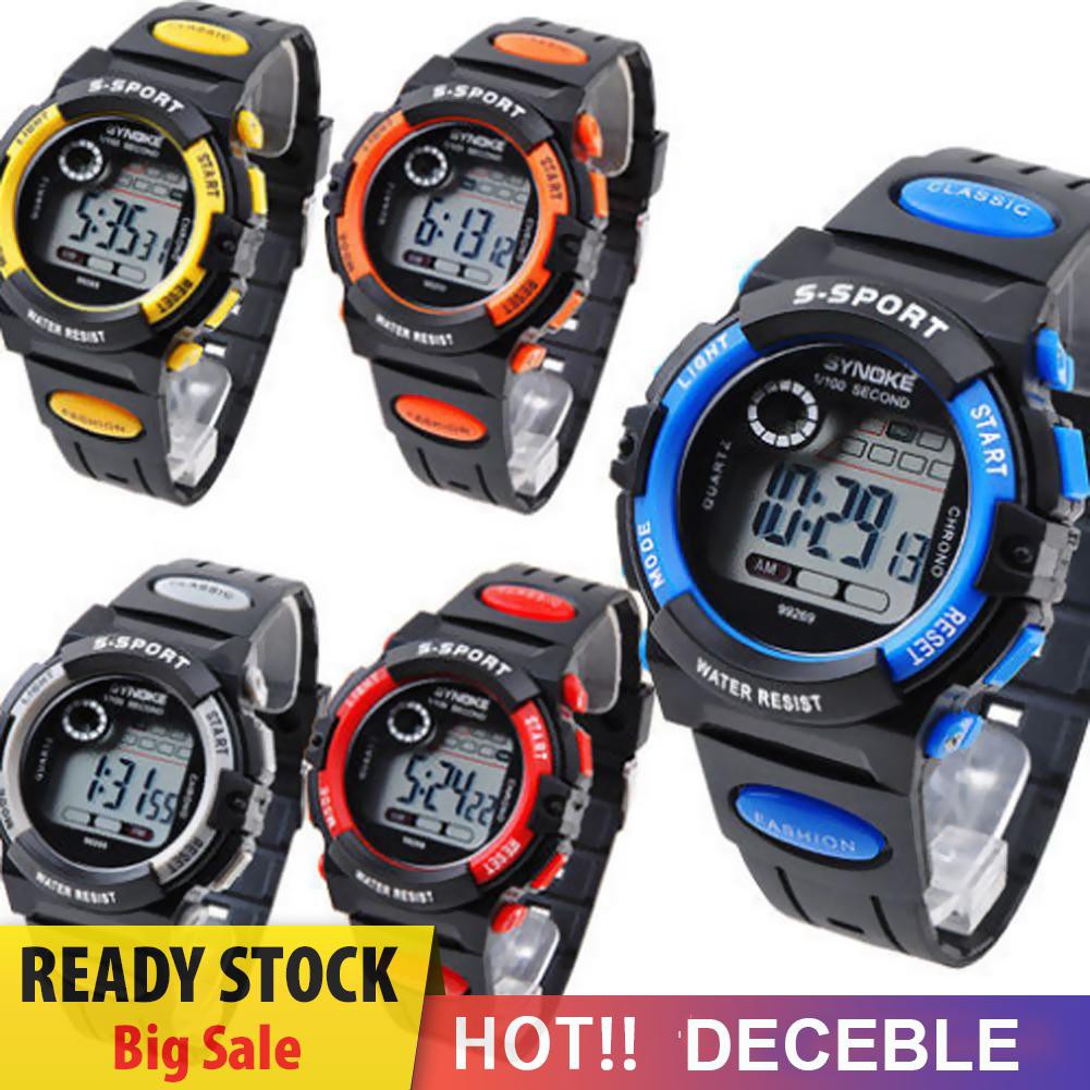 Deceble Multifunction Waterproof Child Boy Girl Sports Electronic Wrist Watch