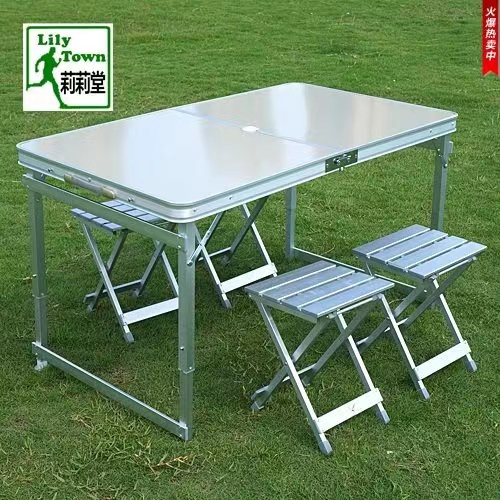 Sale Bộ bàn ghế gấp gọn khung nhôm cao cấp - Bàn Ghế Dã Ngoại Picnic siêu tiện dụng!  Bộ 1 bàn 4 ghế | BigBuy360 - bigbuy360.vn
