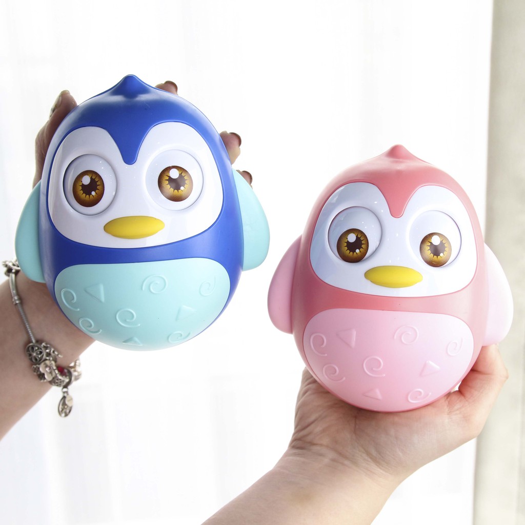 [Mã FMCGMALL -8% đơn 250K] Đồ chơi lật đật hình Cú mèo có nhạc Toyshouse - decor dễ thương 0720-TH-HE0201