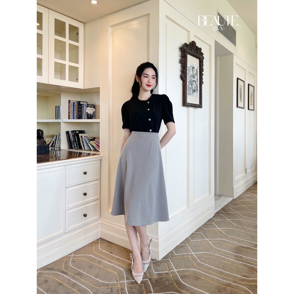 BEAUTEBYV - Chân váy xoè cạp rời Deli