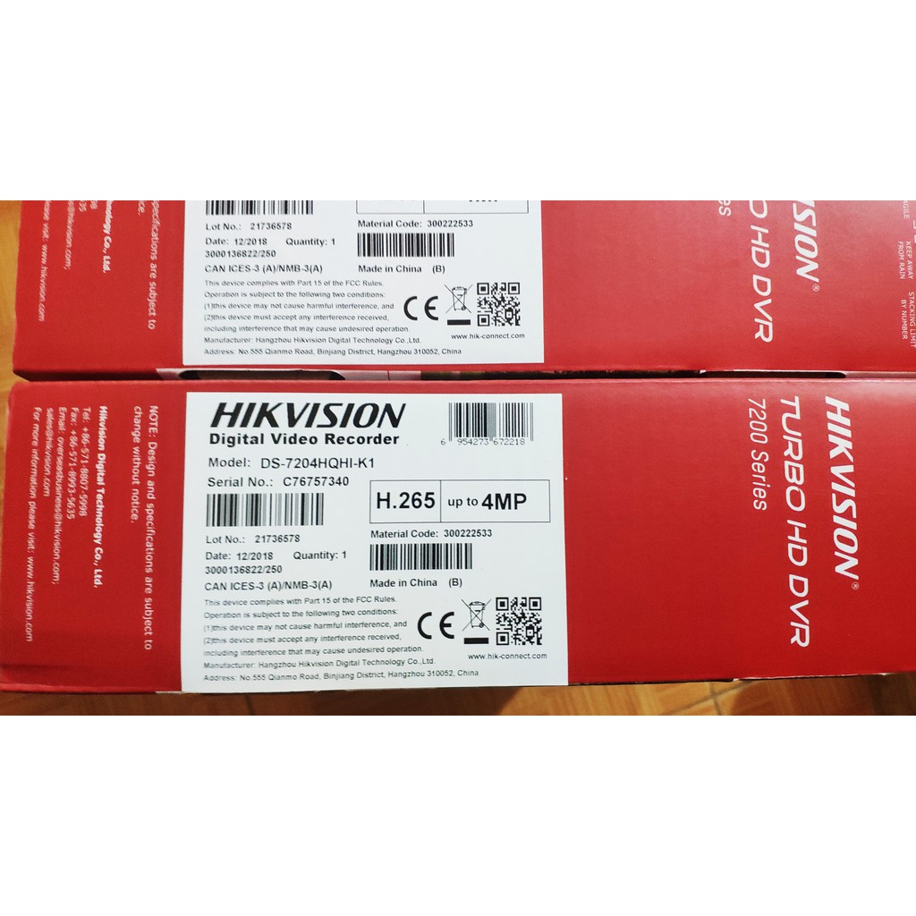 Đầu ghi Hikvision DS-7204HQHI-K1 2MP | BigBuy360 - bigbuy360.vn