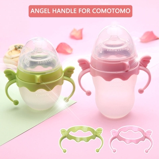 Tay cầm gắn bình sữa Comotomo dành cho bé tiện dụng