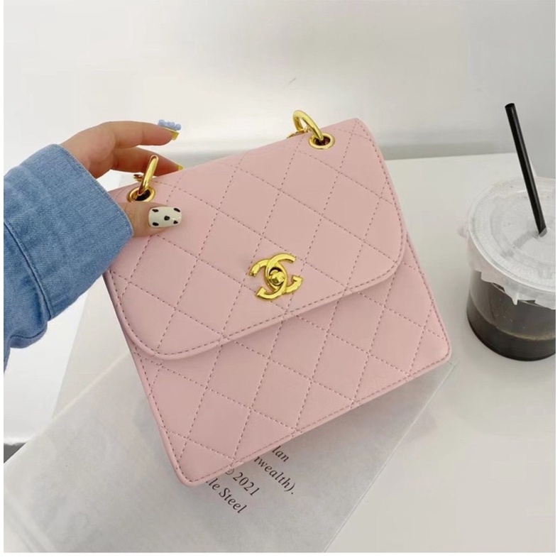 Order 🌸 Túi xách da chần ô dây đeo vai 2 kiểu