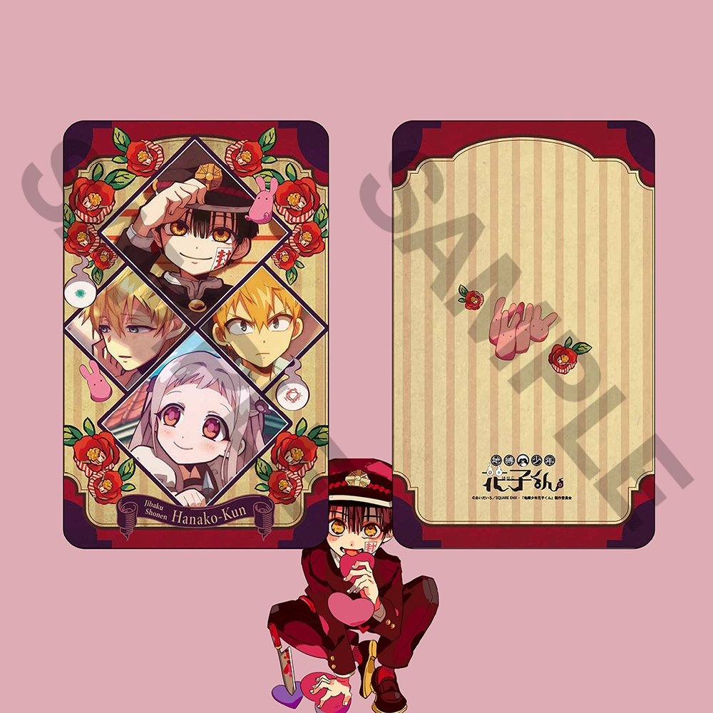 Ảnh card bo góc in hình JIBAKU SHOUNEN HANAKO-KUN Cậu Ma Nhà Xí m1 thẻ bo viền 5*8cm anime chibi sưu tầm
