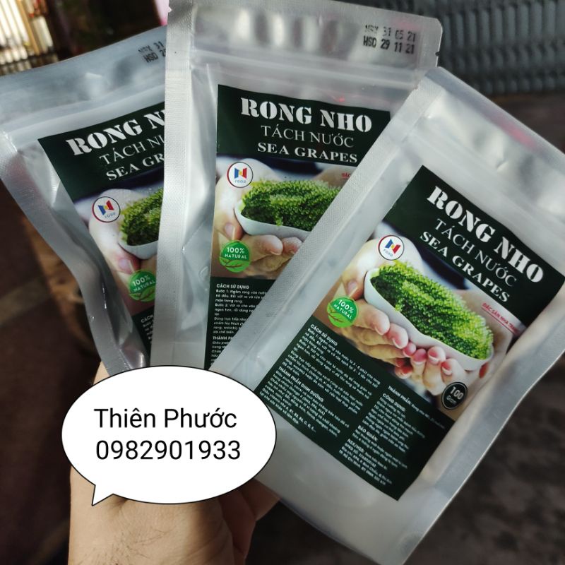 Rong nho tách nước - gói 100g - rất ngon, rất nhiều, giá tốt