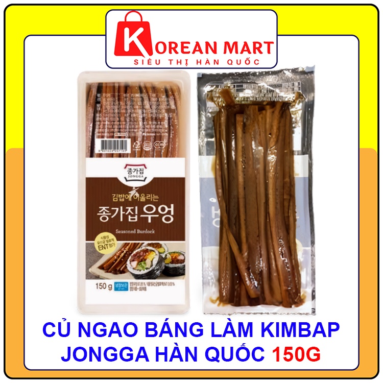 Củ ngao báng thái sợi làm kimbap Jongga Hàn quốc gói 150g