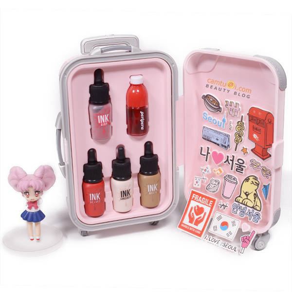 Set Vali Ink son mini Suit Case Collection Peripera Cosmetics