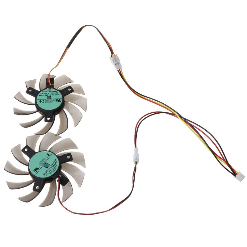 Set 2 Linh Kiện Điện Tử Nerf 2 Cái T 75MM128010Quạt Tản Nhiệt Đồ Họa SM 0 20A Cho GTX 460 465 560