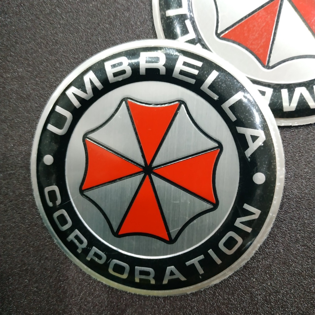 Tem nhôm dán xe Umbrella tròn 7.5cm