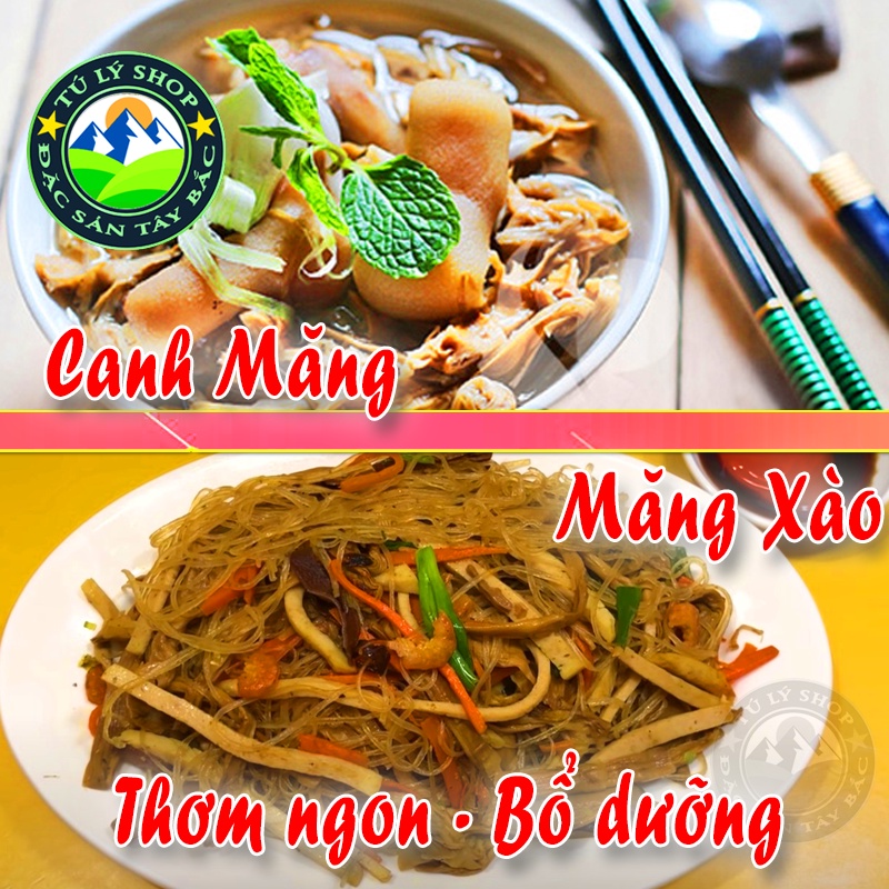 Măng Nứa Non Sơn La Loại 1 - Đặc Sản Núi Rừng Tây Bắc - Măng khô Thơm ngon chất lượng gói 150g