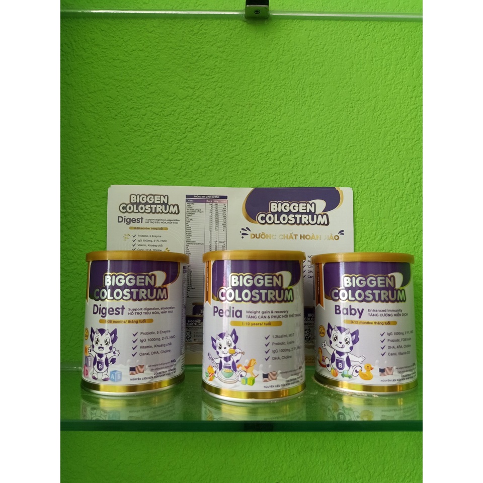 BIGGEN COLOSTRUM PEDIA: SỮA NĂNG LƯỢNG CAO CHO TRẺ SUY DINH DƯỠNG