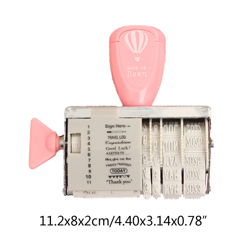 Con Dấu In Ngày Tháng Năm Thiết Kế Nắp Lật Sáng Tạo Phong Cách Vintage