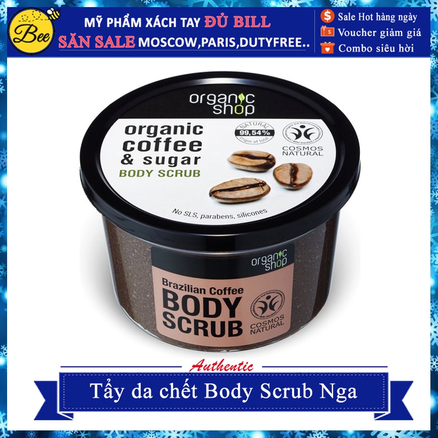 (Bill Nga) Tẩy da chết Body Scrub