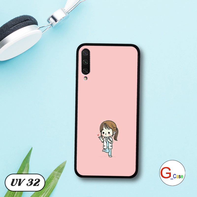 Ốp lưng nhám viền dẻo Xiaomi Mi A3 in hình