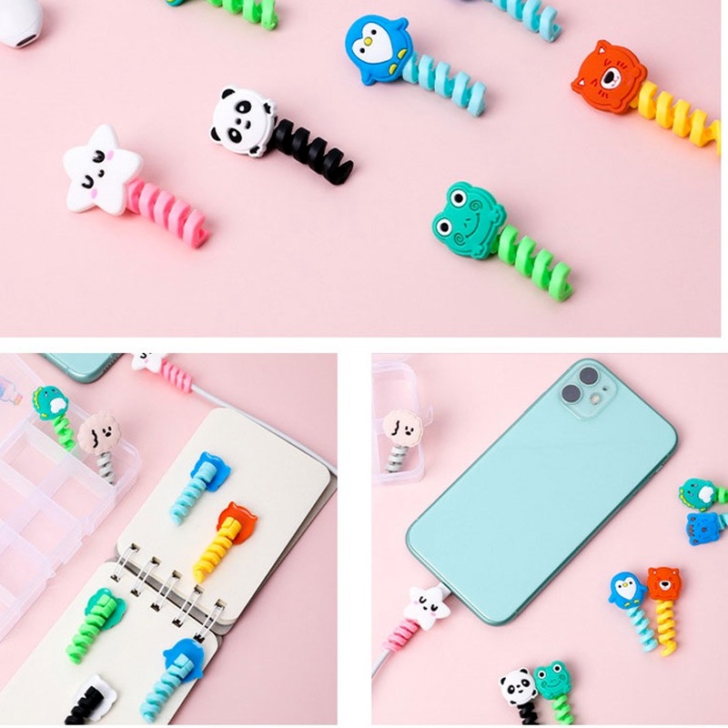 [Cartoon Animal Cable Cords Sleeve] [Cable Line Management Sleeve] [Cable Wire Protector Cover ]
