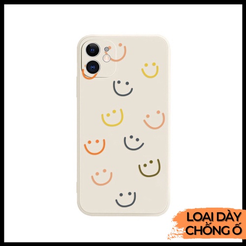 Ốp lưng iphone ✨DECASE's ✨ BASIC Mặt cười cạnh vuông 6/6plus/6s/6splus/7/7plus/8/8plus/x/xr/xs/11/12/13/pro/max/plus