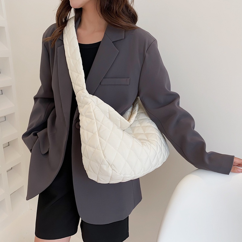 Túi Xách JASMIN NOIR Đeo Chéo Họa Tiết Sọc Caro Đơn Giản Thời Trang Dành Cho Nữ