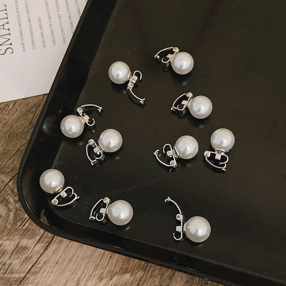 Set 5 kẹp tóc mini đính ngọc trai giả xinh xắn dễ thương phong cách Hàn Quốc cho nữ